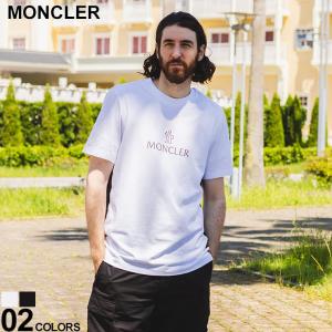 MONCLER (モンクレール) クラシックロゴ クルーネック 半袖 Tシャツ MC8C00060829H8｜