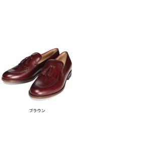 トッズ TODS レザー タッセル ローファー...の詳細画像1