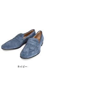 トッズ TODS スウェード ローファー メン...の詳細画像1
