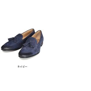 トッズ TODS スウェード タッセル ローフ...の詳細画像1
