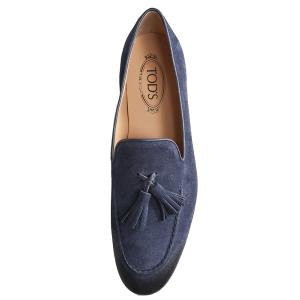 トッズ TODS スウェード タッセル ローフ...の詳細画像4