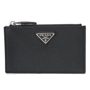 PRADA（プラダ） カードケース 2MC066QHH サフィアーノ ロゴ ブラック