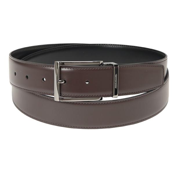 サルヴァトーレフェラガモ Salvatore Ferragamo メンズ ベルト リバーシブル ピン...