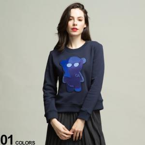 EMPORIO ARMANI エンポリオアルマーニ マンガベア クルーネック スウェット トレーナー ブランド レディース トップス  EAL6K2M6M2JYTZ