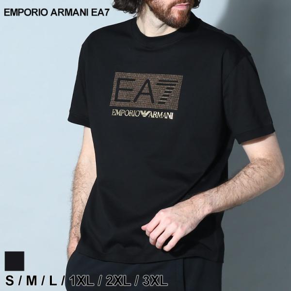 エンポリオ アルマーニ EMPORIO ARMANI EA7 半袖 Tシャツ カットソー ロゴ スタ...