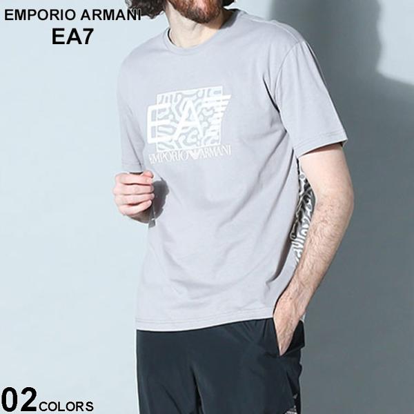 エンポリオ アルマーニ EMPORIO ARMANI EA7 Tシャツ カットソー バックプリント ...