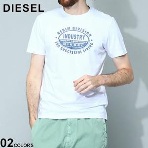 ディーゼル DIESEL Tシャツ メンズ 半袖 プリント T-DIEGOR-K60 ブランド スリムフィット 大きいサイズあり DSA103770GRAI｜zen