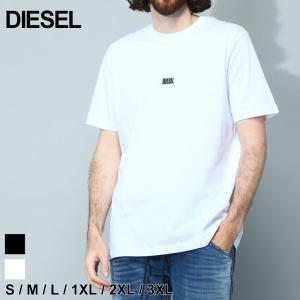 ディーゼル DIESEL Tシャツ メンズ 半袖 ロゴ クルーネック ブランド シャツ シンプル 大きいサイズあり DSA106390AAXJ｜zen