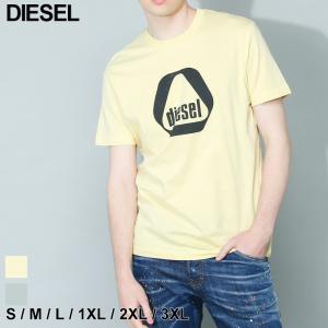 ディーゼル Tシャツ DIESEL メンズ 半袖 ロゴ T-Diegor-G10 ブランド スリムフィット 大きいサイズあり DSA096740CATM｜zen