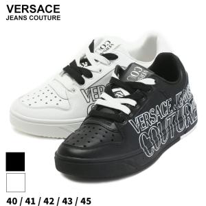 ヴェルサーチェ スニーカー VERSACE JEANS COUTURE ベルサーチ メンズ ロゴ レースアップ ブランド シューズ 靴 VC75YA3SJ5ZP346｜zen