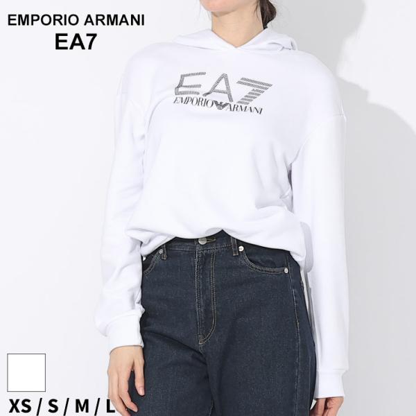 アルマーニ パーカー EMPORIO ARMANI エンポリオアルマーニ レディース ロゴ プリント...