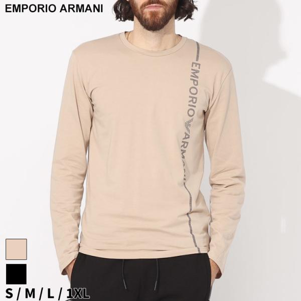 アルマーニ Tシャツ 長袖 EMPORIO ARMANI メンズ ロゴ ブランド EAU111023...