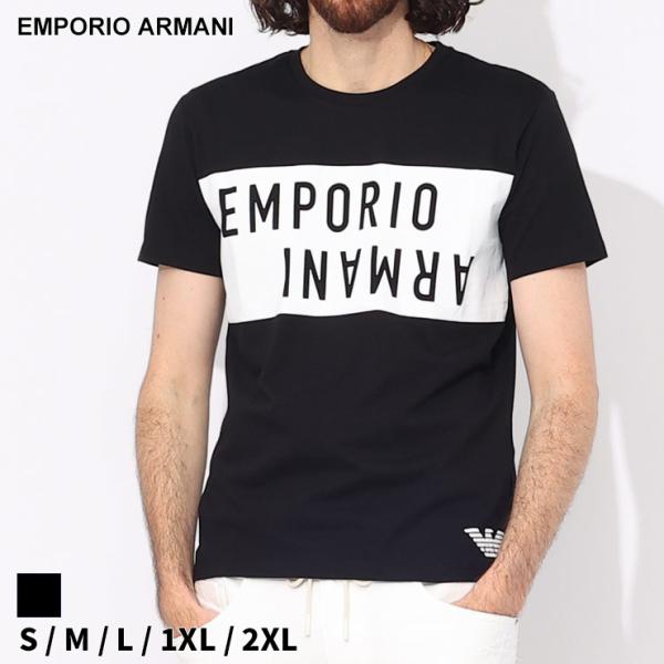 アルマーニ Tシャツ EMPORIO ARMANI メンズ ロゴ ブランド EAS2118184R4...