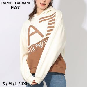 アルマーニ パーカー EMPORIO ARMANI EA7 エンポリオアルマーニ レディース ロゴ スウェット EA7L3DTM26TJSZZ｜zen