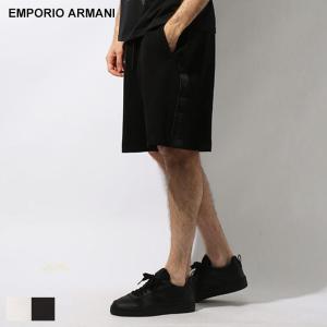 EMPORIO ARMANI (エンポリオアルマーニ) テープロゴ バックポケット ウエストコード ショートパンツ EA3D1P691JHSZ｜zen