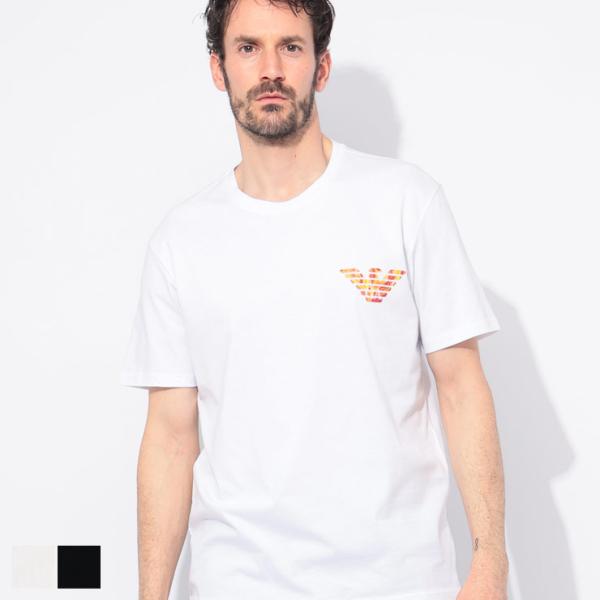 エンポリオアルマーニ EMPORIO ARMANI 半袖 Tシャツ メンズ イーグルロゴ クルーネッ...