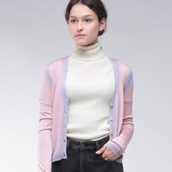 ディーゼル DIESEL ダブルダイカラー Vネック カーディガン DS1A188770NKCM