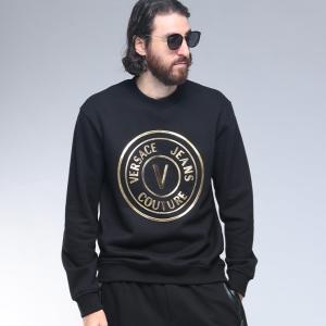 ○★新品 未使用 ベルサーチェ メデューサ ロゴスウェット 短丈 ブラック M ○☆新品 未使用 ベルサーチェ メデューサ ロゴスウェット 短丈