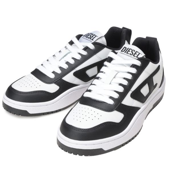 ディーゼル メンズ DIESEL レザー ロゴ ローカットスニーカー S-Ukiyo V2 Low ...