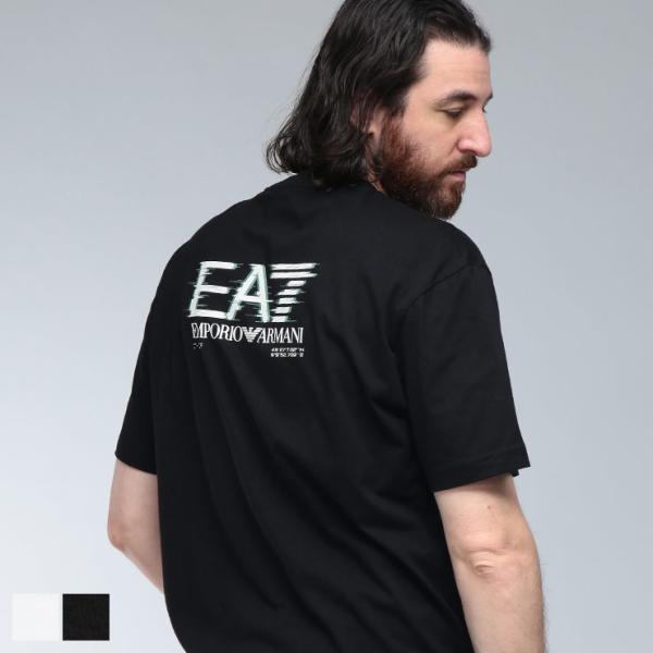 エンポリオアルマーニ Tシャツ メンズ EMPORIO ARMANI ロゴ ヴィジビリティロゴ プリ...
