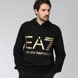 エンポリオアルマーニ メンズ パーカー EMPORIO ARMANI EA7 フロント ロゴ ＆ イーグル プリント プルオーバー パーカー EA7M2202AF27189 ブランド トップス