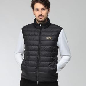 エンポリオアルマーニ メンズ ダウンベスト EMPORIO ARMANI パッカブル EA7 ワンポイント コアロゴ ライトダウン ブルゾン EA78NPQ06PNGPZ1 ブランド アウター