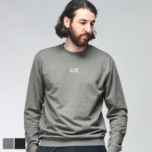 エンポリオアルマーニ メンズ トレーナー EMPORIO ARMANI 長袖 ミニロゴ クルーネック スウェット EA78NPM30PJVRZ0 ブランド トップス カットソー シンプル