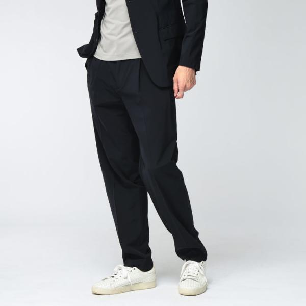 エンポリオアルマーニ EMPORIO ARMANI メンズ スラックス ストレッチ ワンタック TR...