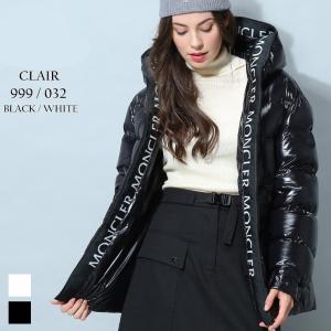 モンクレール レディース ダウン MONCLER ブランド ダウンジャケット ショートダウン アウター ジャケット ブルゾン フード ロゴ Clair MCLCLAIR2｜zen