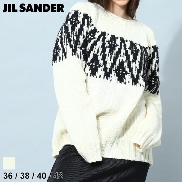 ジルサンダー レディース ニット JIL SANDER ブランド トップス セーター プルオーバー ...