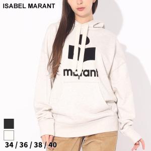 イザベルマラン パーカー ISABEL MARANT レディース フーディー スウェット BIGロゴ ブランド トップス 裏毛 IMLW0001FAA1M07｜zen