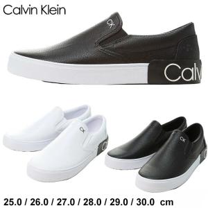 カルバンクライン スニーカー メンズ Calvin Klein スリッポン ブランド ワンポイント ロゴ シューズ 靴 スリップオン CKRYOR2｜zen