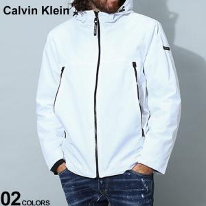 カルバンクライン メンズ ブルゾン Calvin Klein ブランド アウター ジャケット フード 裏ボア ソフトシェル CKCM105270｜zen