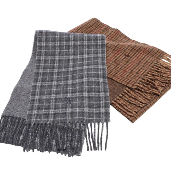 ポロラルフローレン マフラー ストール POLO RALPH LAUREN メンズ ウール 無地 チ...