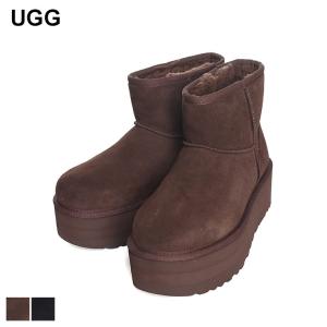 UGG アグ レディース ブーツ ムートン ショートブーツ Classic Mini Platform ブランド 靴 厚底 スエード UGGL1134991｜zen