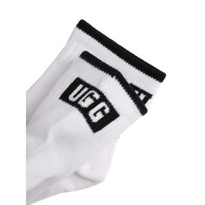 アグ UGG ソックス レディース ロゴ ショ...の詳細画像4