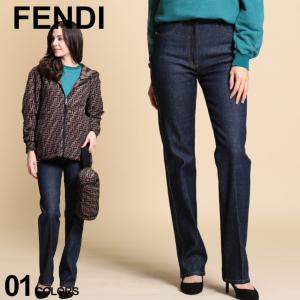 フェンディ レディース ジーンズ FENDI ストレート ジップフライ