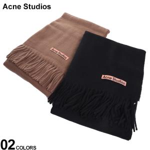 アクネストゥディオズ マフラー Acne Studios レディース フリンジ スカーフ ブラウン ブランド シンプル 大判 ウール ギフト プレゼント ACLCA0210｜zen