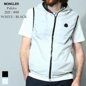 モンクレール ベスト MONCLER ジレ メンズ ロゴ 撥水 ナイロン Pakito パキート ブランド アウター スリムフィット 大きいサイズあり MCPAKITO3｜zen