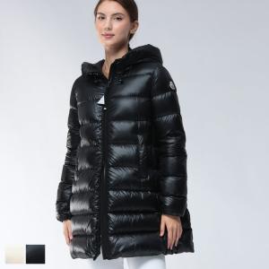 モンクレール ダウン コート アウター MONCLER レディース ナイロン フルジップ フレア ダウンコート MCLSUYENNE5