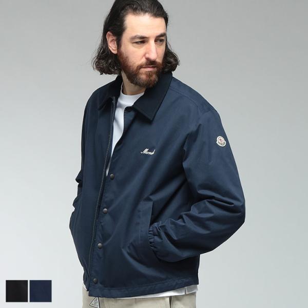 モンクレール メンズ ジャケット MONCLER カレッジ ロゴ フルジップ ブルゾン ARINEL...
