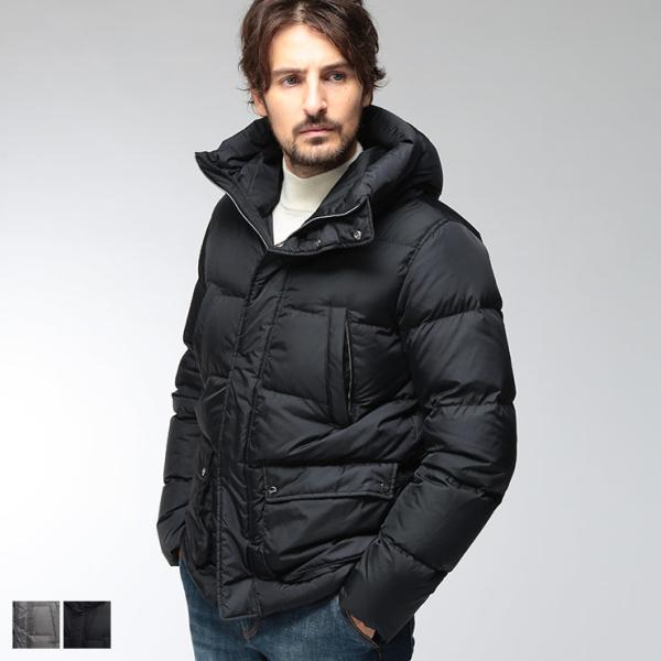 ヘルノ HERNO メンズ ダウンジャケット ボンバージャケット POLAR-TECH NYLON ...