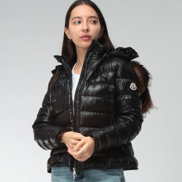モンクレール MONCLER レディース ダウンジャケット ファーフード着脱 ショート BADYEF...