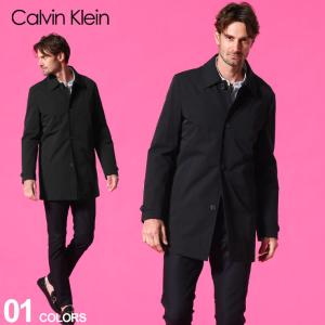 カルバンクライン メンズ コート Calvin Klein 中綿 ステンカラー ナイロンコート ブランド アウター スプリングコート パディング ストレッチ CKMELLIOT｜zen