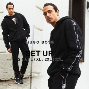 ヒューゴボス ジャージ セットアップ 上下セット メンズ HUGO BOSS 裏