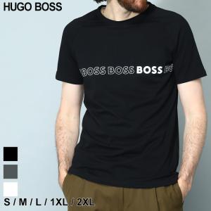 ヒューゴボス Tシャツ 半袖 HUGO BOSS メンズ ロゴ プリント ブランド トップス 大きいサイズあり HB50491696