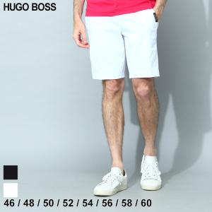 ヒューゴボス パンツ HUGO BOSS ショートパンツ ハーフパンツ メンズ ストレッチ 無地 ブランド ボトムス ショーツ ゴルフウェア HB50487535｜ゼンオンライン