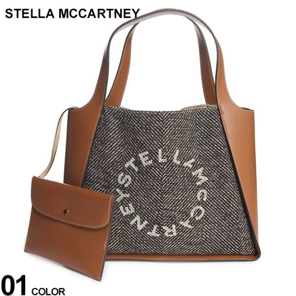 ステラマッカートニー バッグ STELLA MCCARTNEY レディース トートバッグ ロゴ ヘリ...