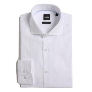 HUGO BOSS ヒューゴボス スリームフィット 長袖 シャツ 39 HUGO BOSS（ヒューゴ・ボス） メンズ ドレスシャツ 長袖 ストレッチ