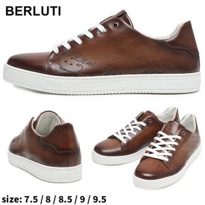 ベルルッティ スニーカー BERLUTI メンズ ローカットスニーカー プレイタイム スクリット レザースニーカー シューズ BRS5330018｜zen